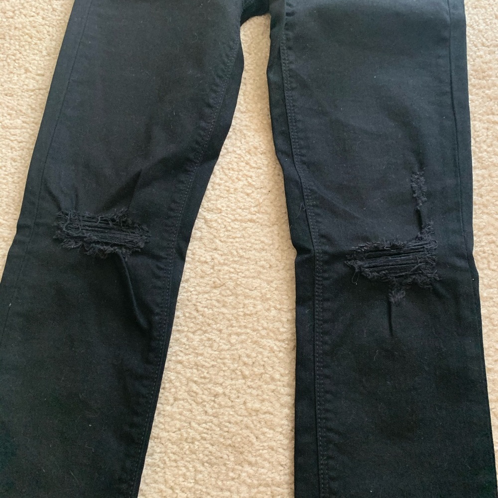 Black Orchid Ripped Distressed Skinny Jeans - Picture 5 of 8